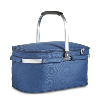 Insulated Picnic Basket Outdoor Foldable 30L Insulated Cooler Basket Collapsible Picnic Lunch Cooler Bag